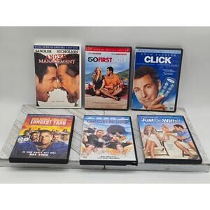 Adam Sandler 6 Comedy Movie DVD Collection Bundle